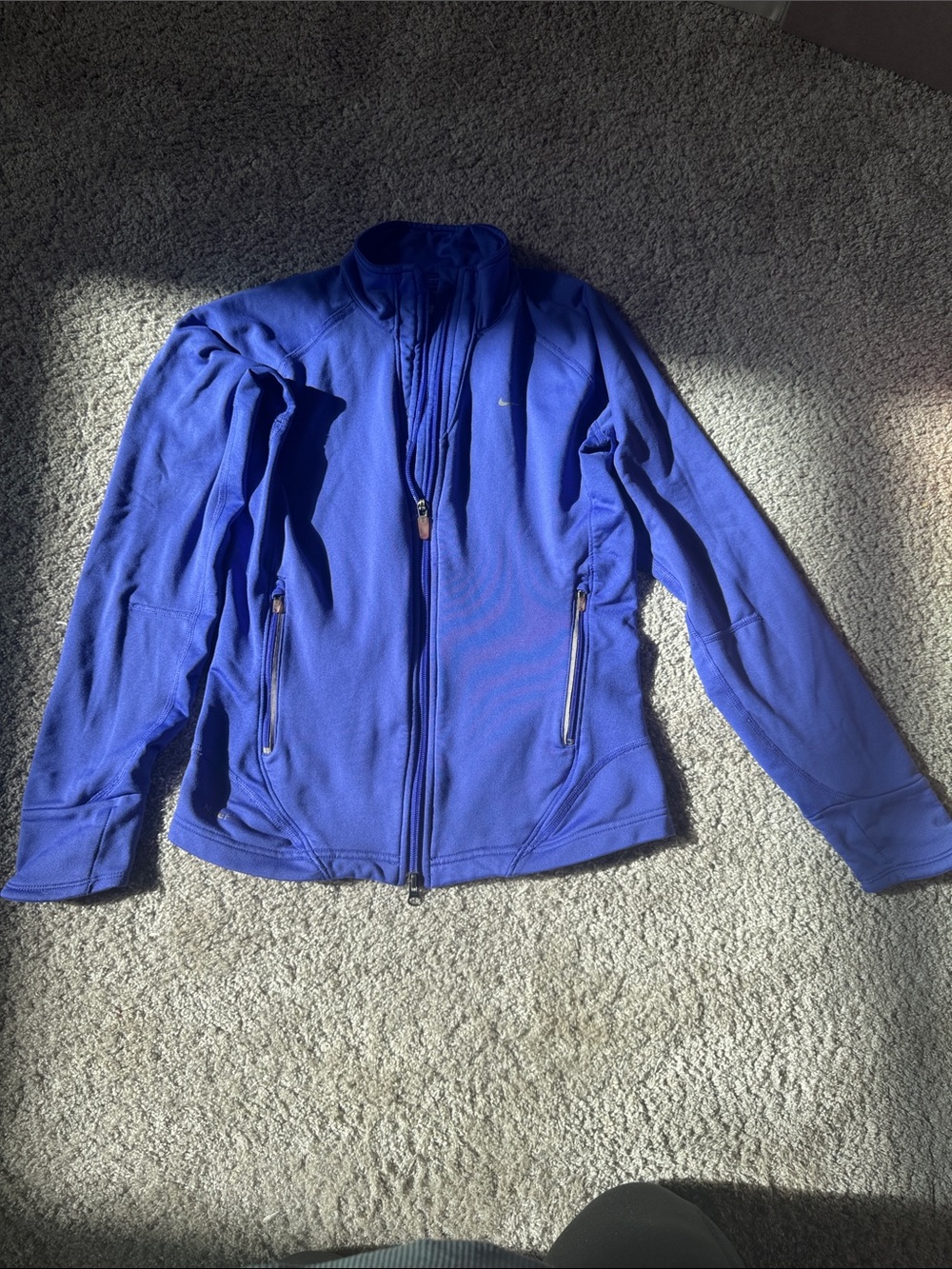 Nike Women’s Royal Blue Full-Zip Performance Jacket